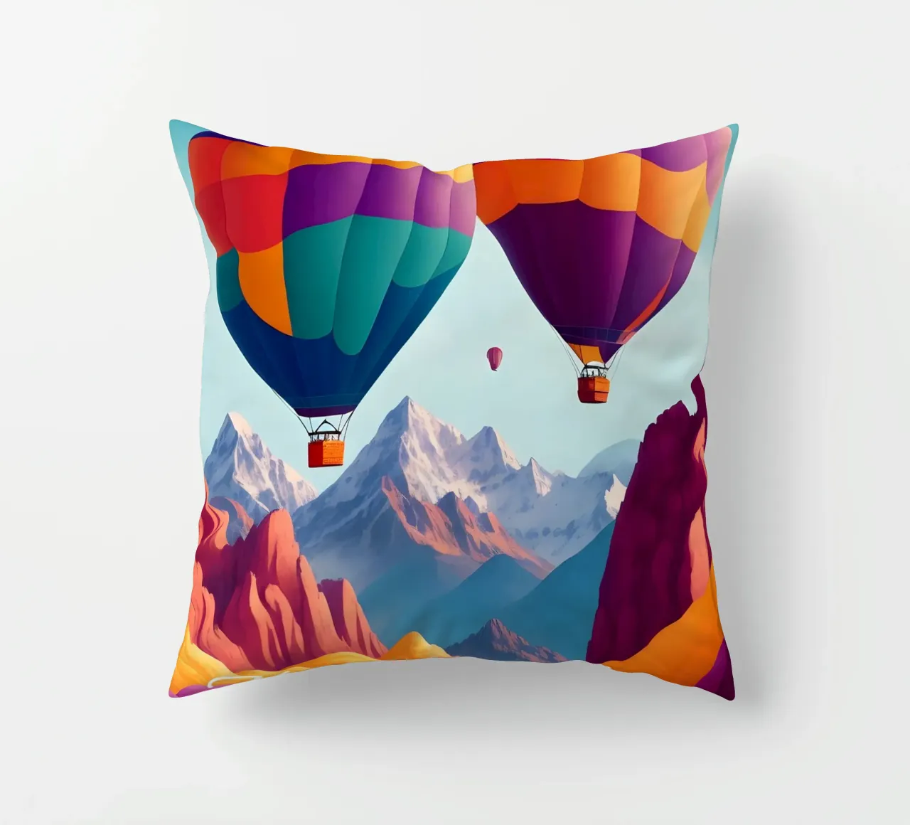 Mongolfiere in Cappadocia cuscino da Charnwood Prints
