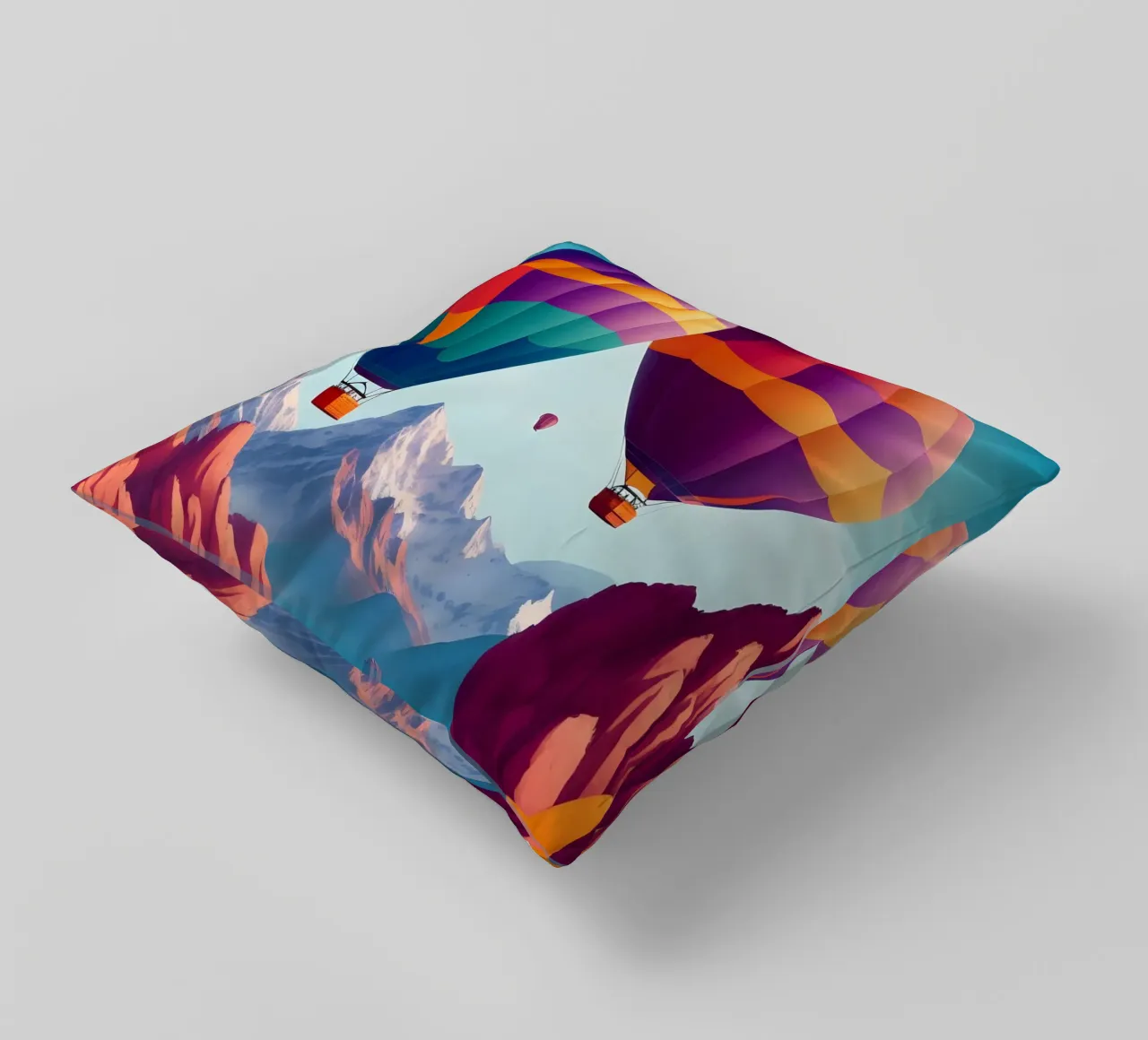 Mongolfiere in Cappadocia cuscino da Charnwood Prints