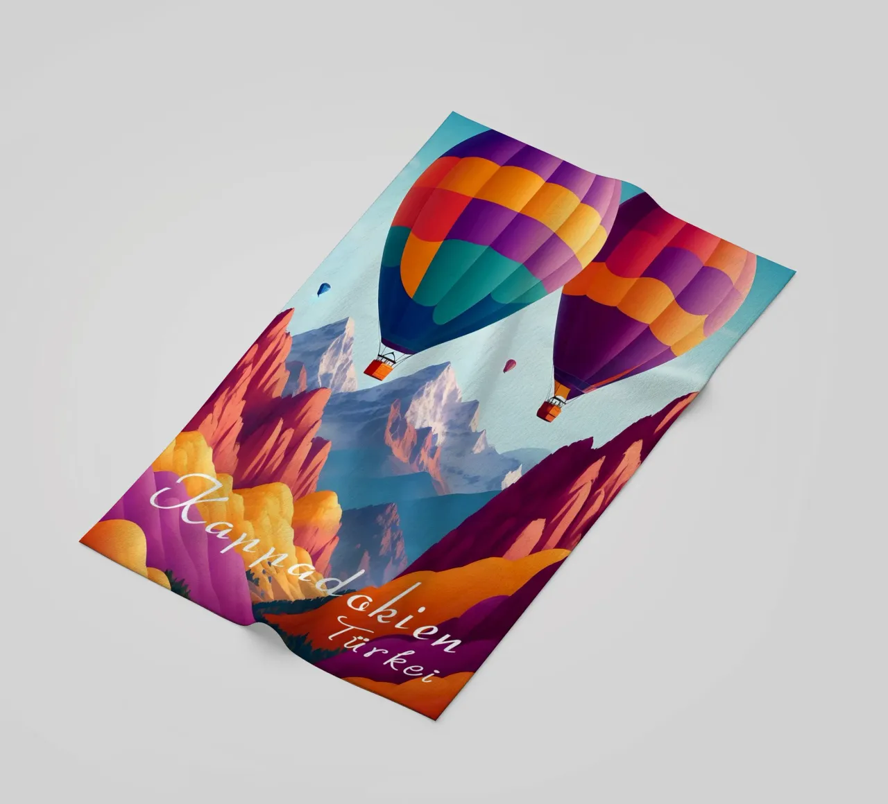 Mongolfiere in Cappadocia telo mare da Charnwood Prints