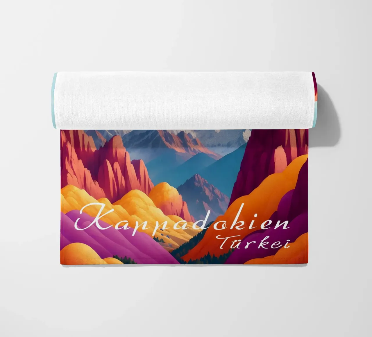 Mongolfiere in Cappadocia telo mare da Charnwood Prints
