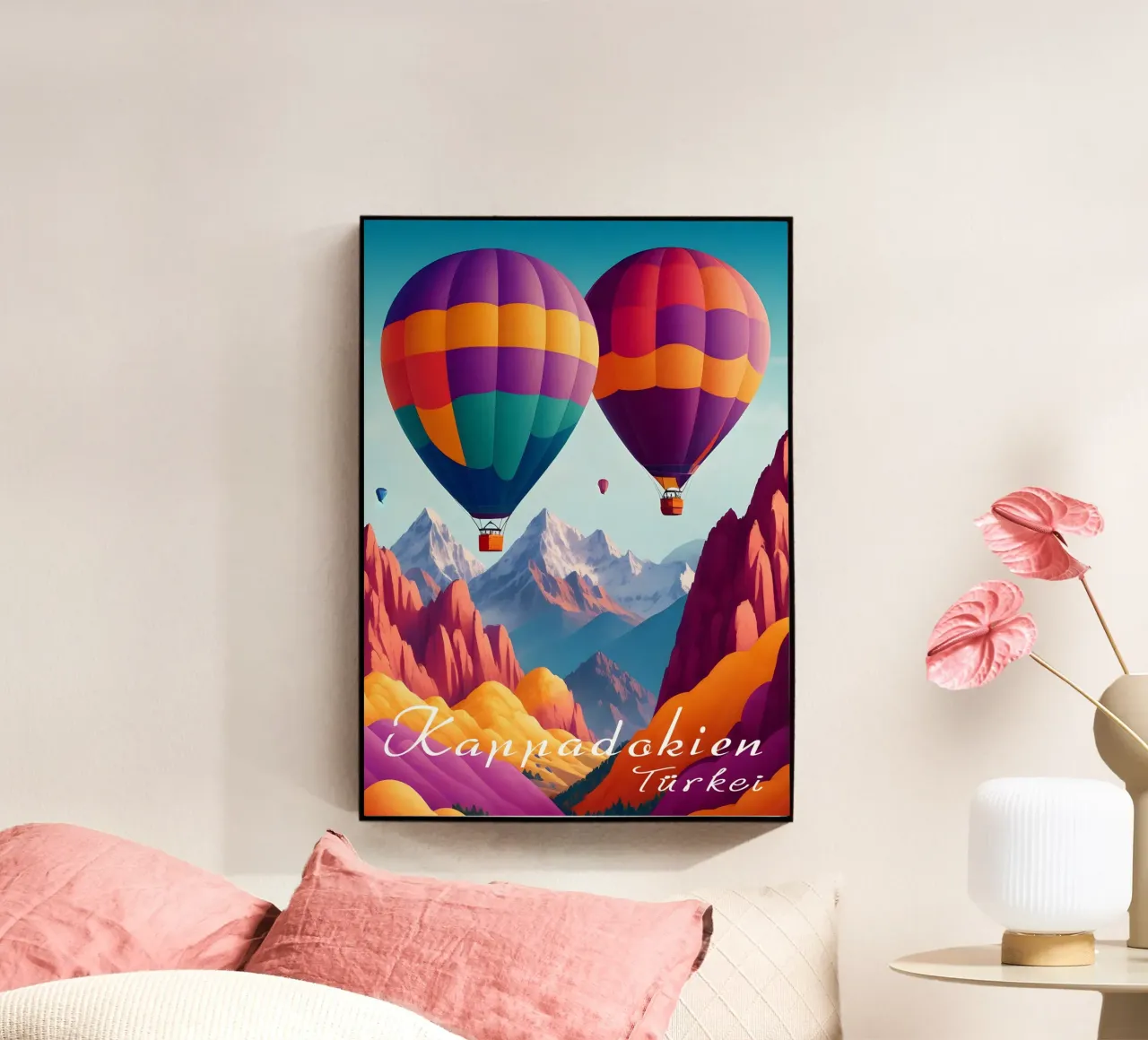Mongolfiere in Cappadocia plexiglass da Charnwood Prints