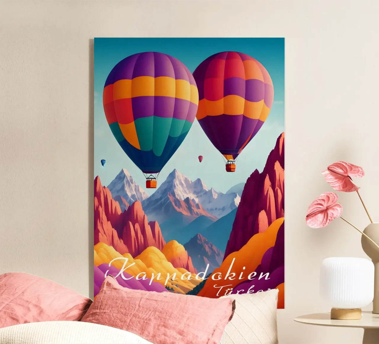 Mongolfiere in Cappadocia plexiglass da Charnwood Prints