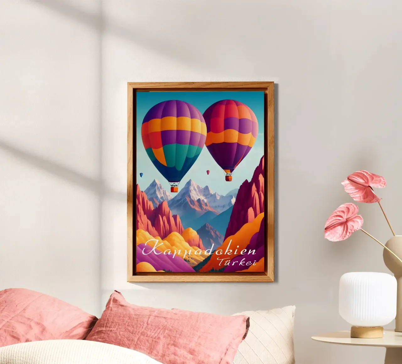 Mongolfiere in Cappadocia alluminio dibond da Charnwood Prints