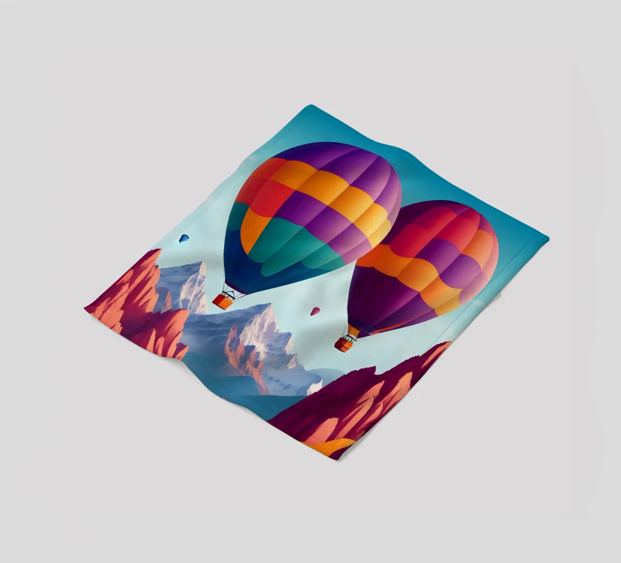 Mongolfiere in Cappadocia coperta in pile da Charnwood Prints