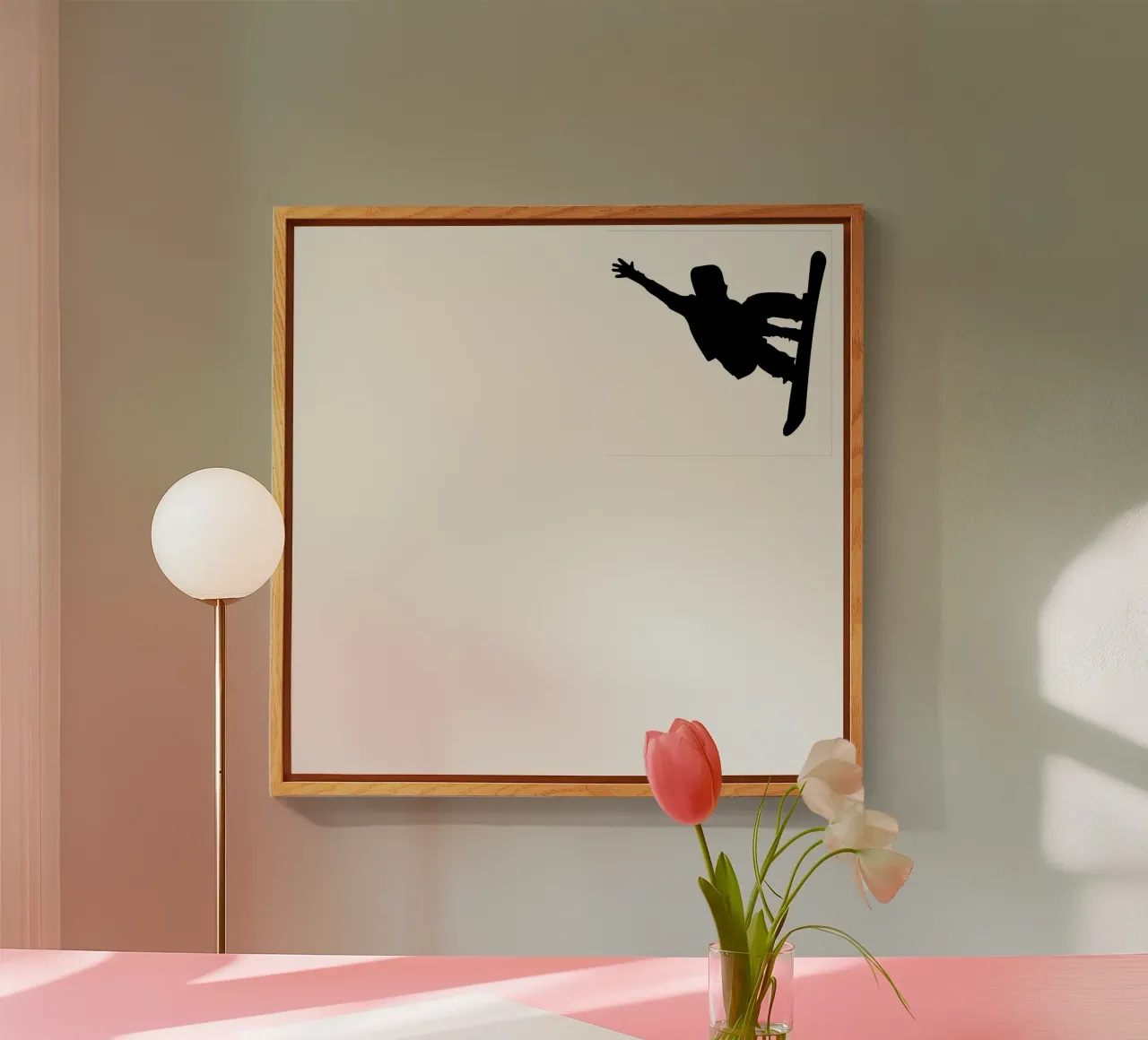 Snowboard acrylic glass by Alina