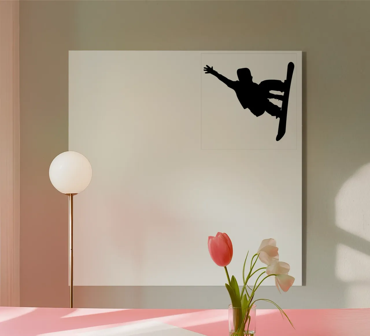 Snowboard acrylic glass by Alina