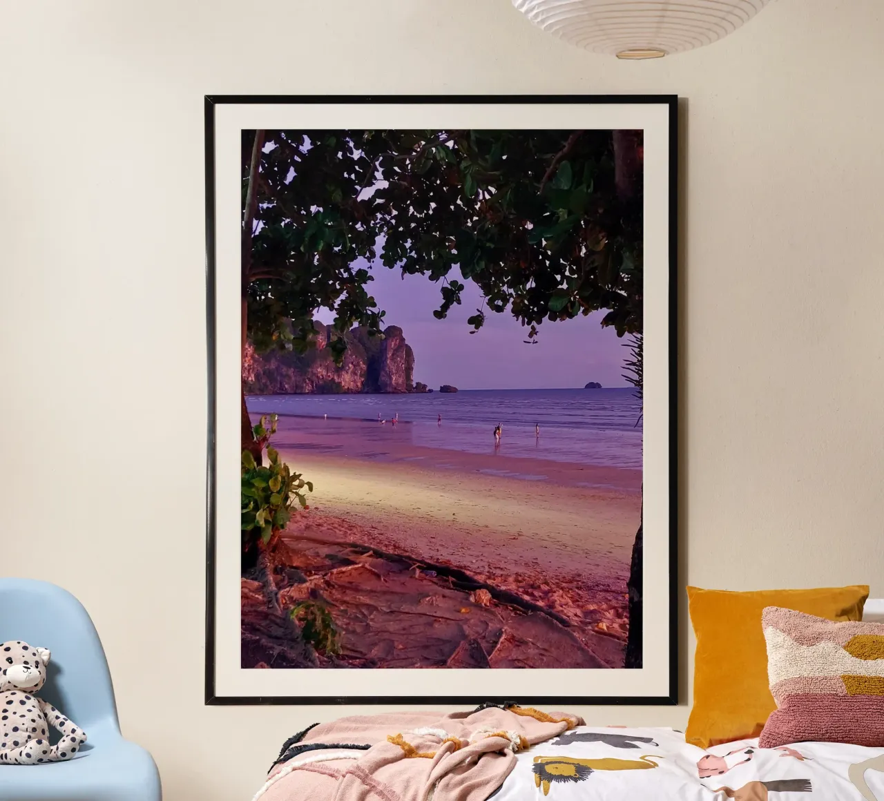 Thailand Beach at Night hahnemühle by Les Meravelles