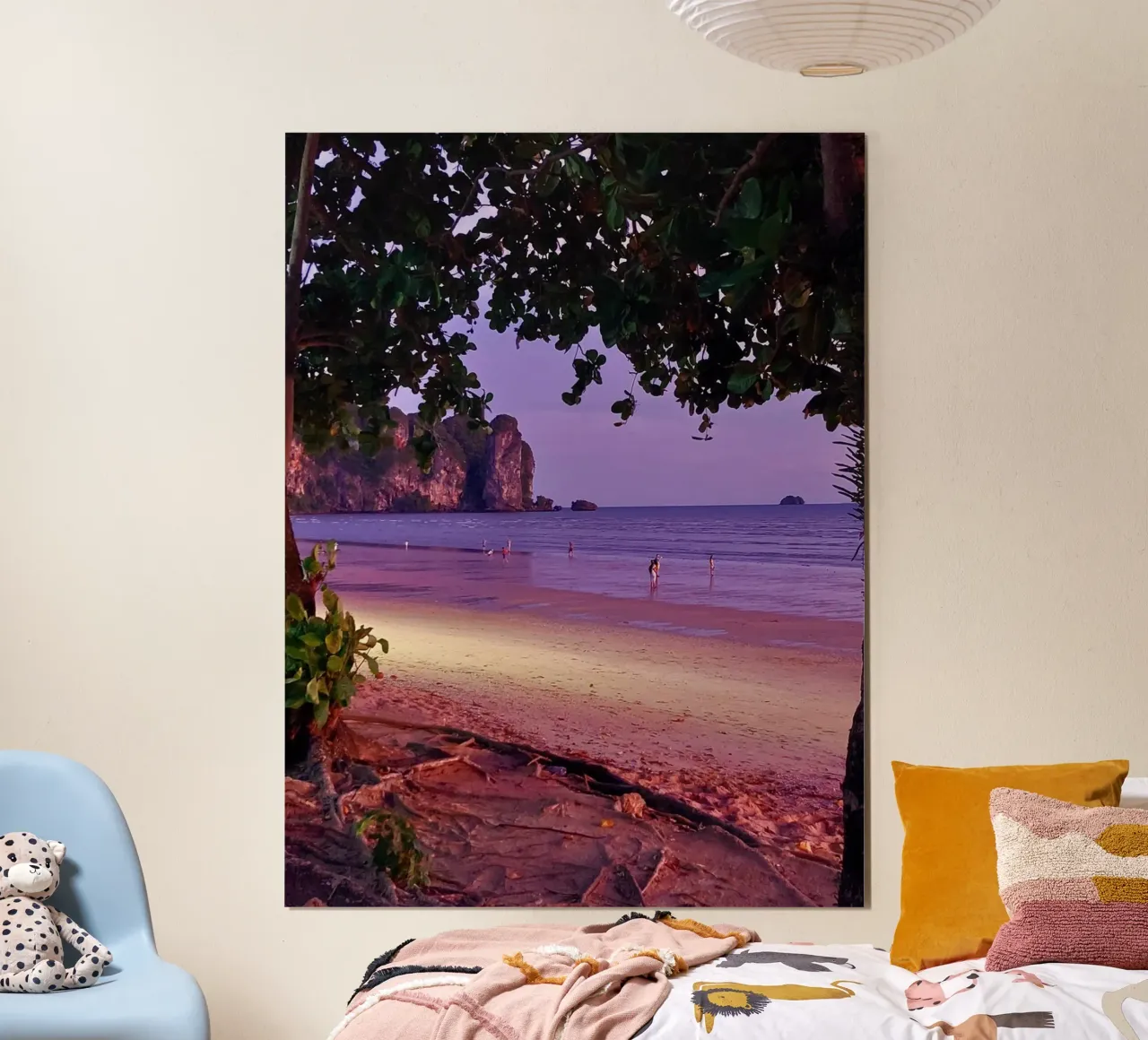 Thailand Beach at Night hahnemühle by Les Meravelles