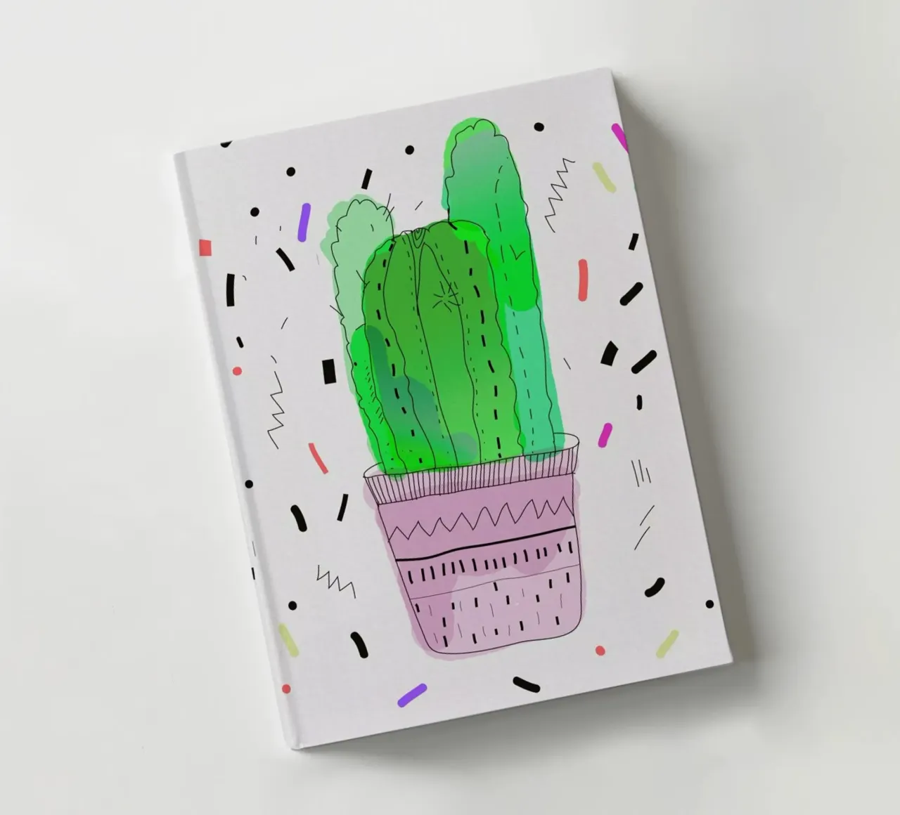 Cactus notebook by Vasare Nar