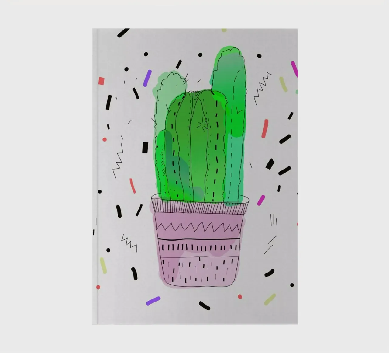Cactus notebook by Vasare Nar