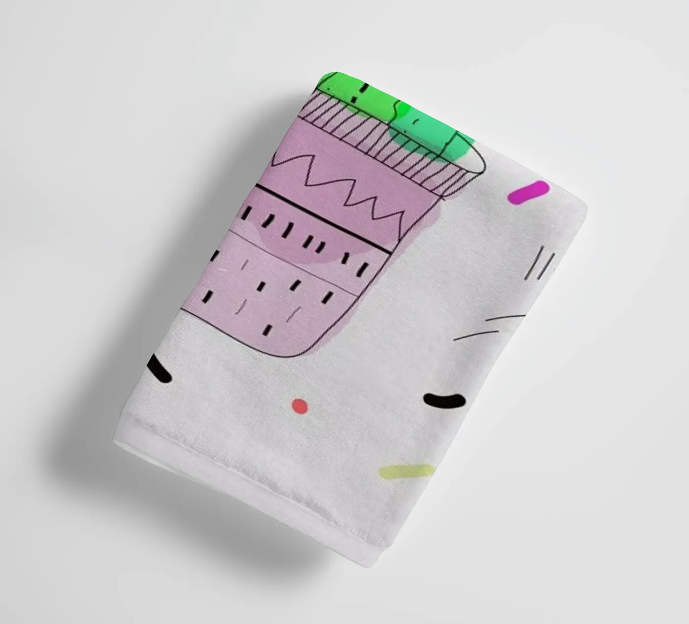 Cactus badhanddoek van Vasare Nar