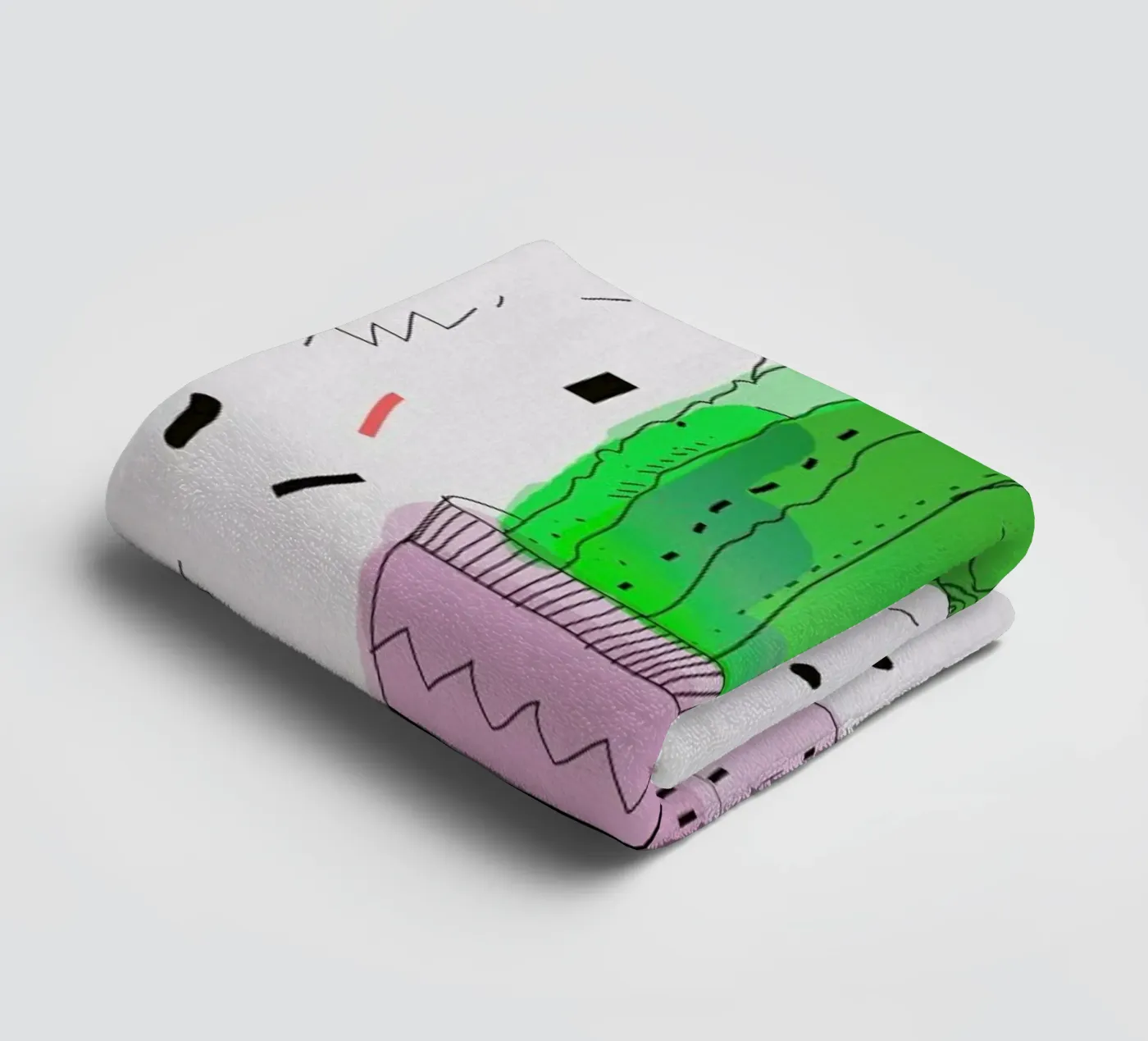 Cactus badhanddoek van Vasare Nar