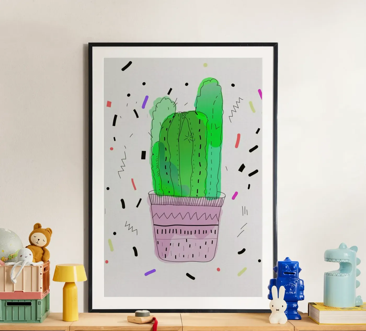 Cactus poster van Vasare Nar