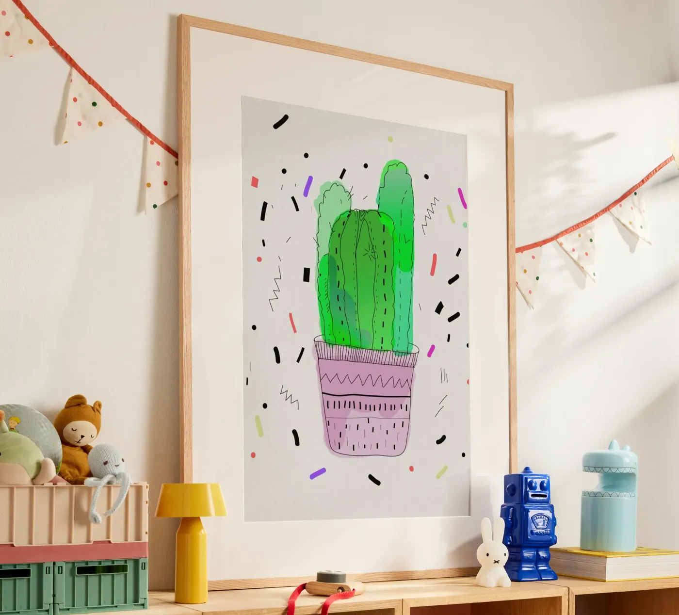 Cactus poster van Vasare Nar