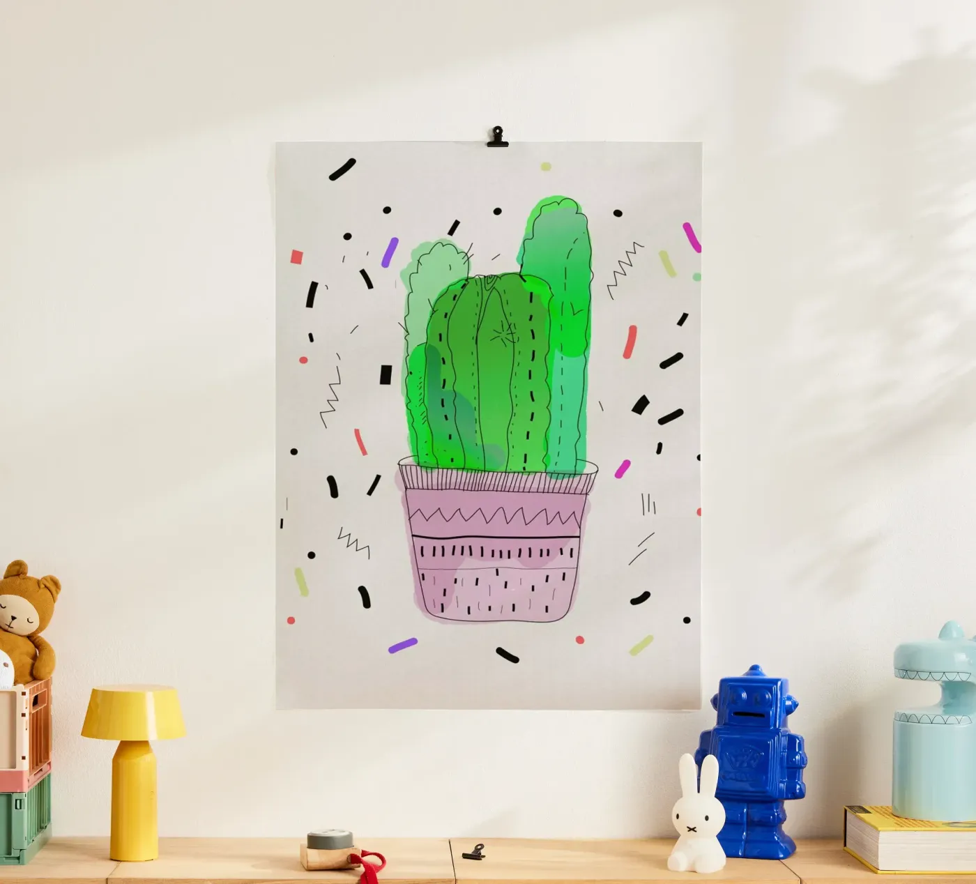 Cactus poster van Vasare Nar