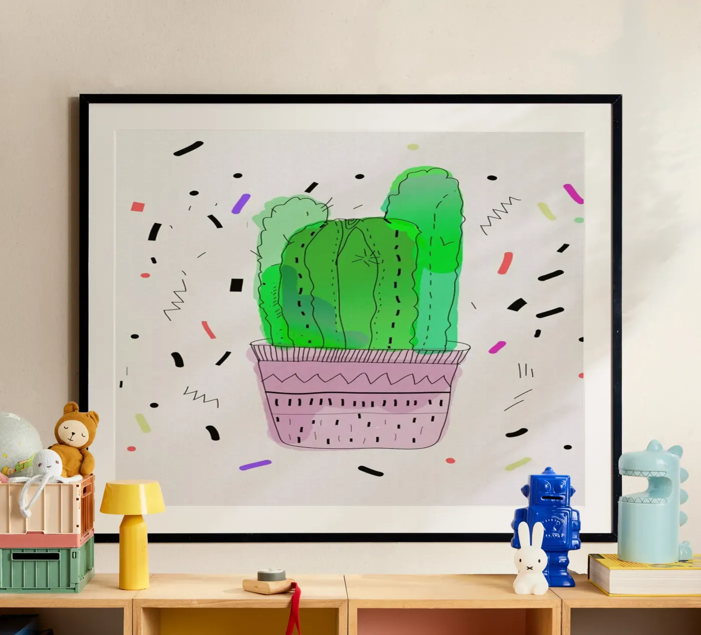 Cactus poster van Vasare Nar