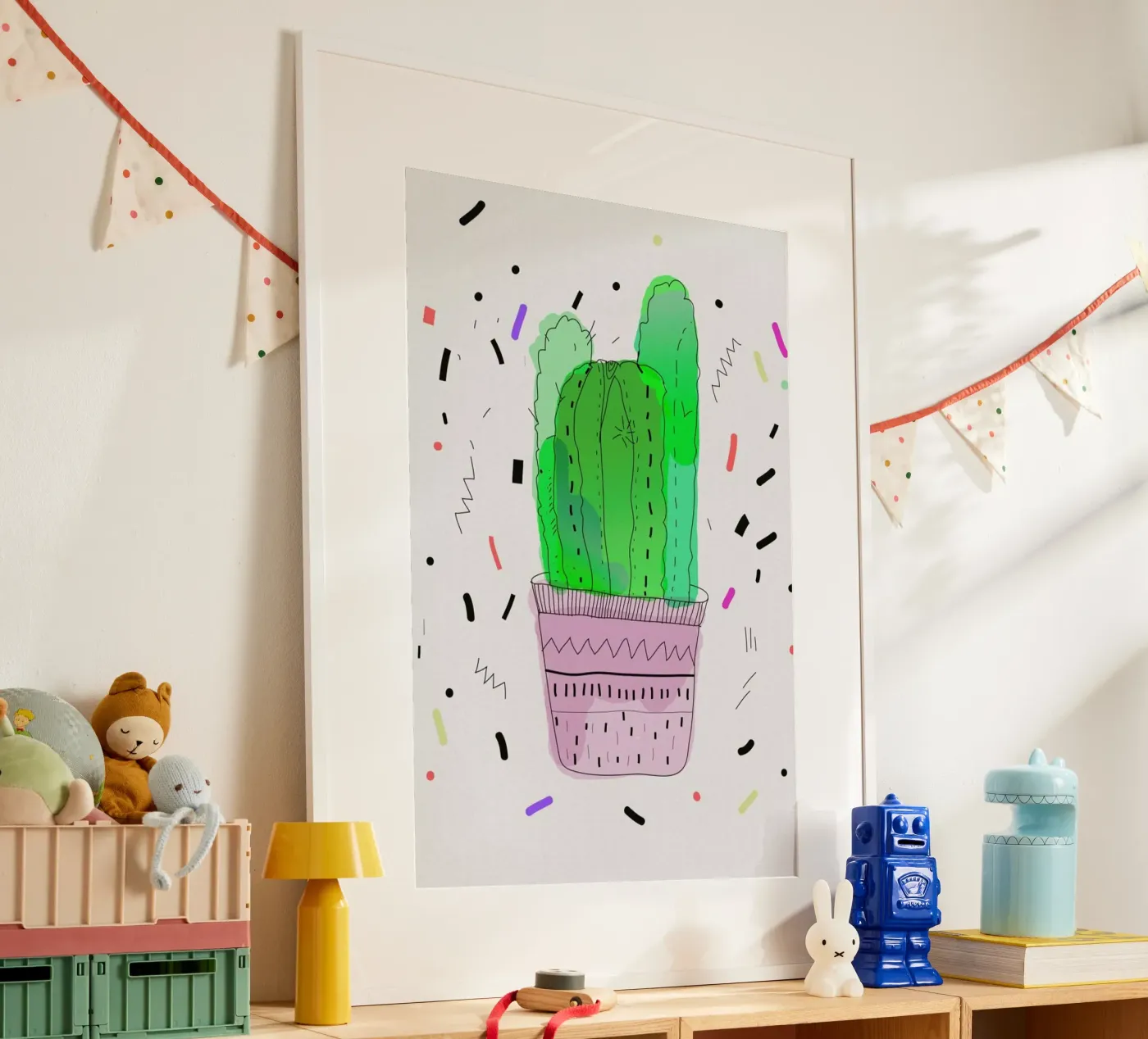 Cactus poster van Vasare Nar