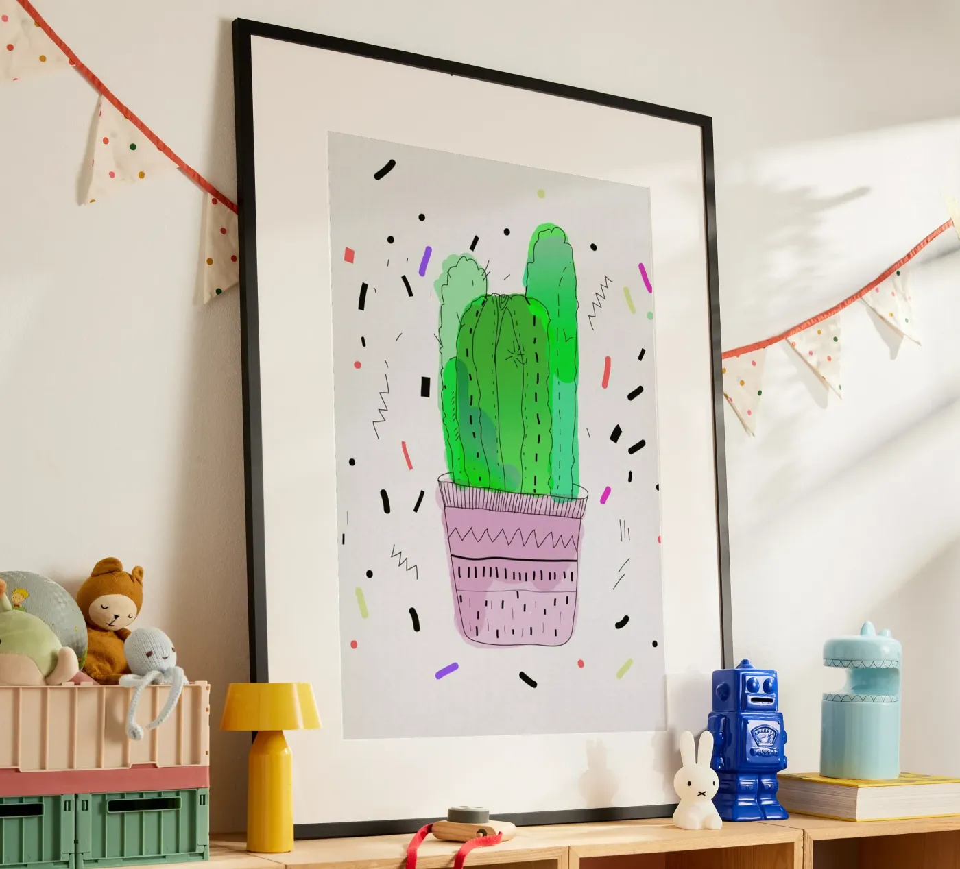 Cactus poster van Vasare Nar