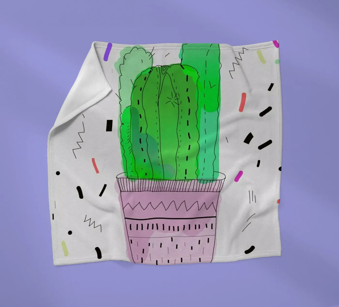 Cactus Fleecedecke von Vasare Nar