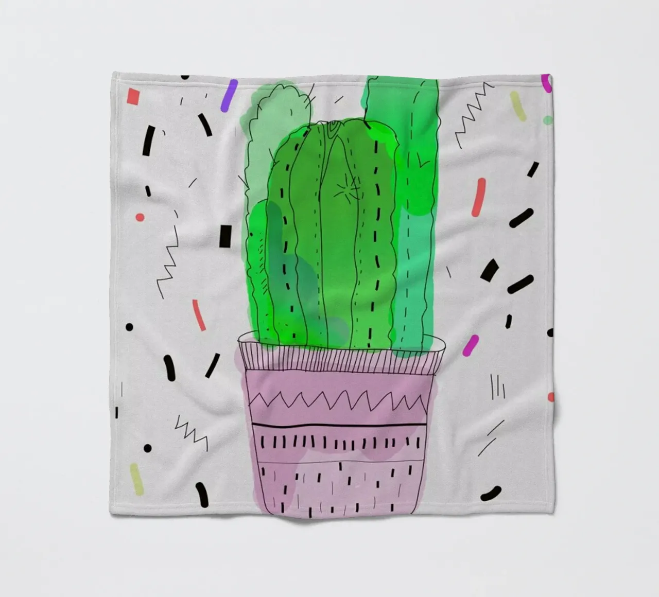 Cactus Fleecedecke von Vasare Nar