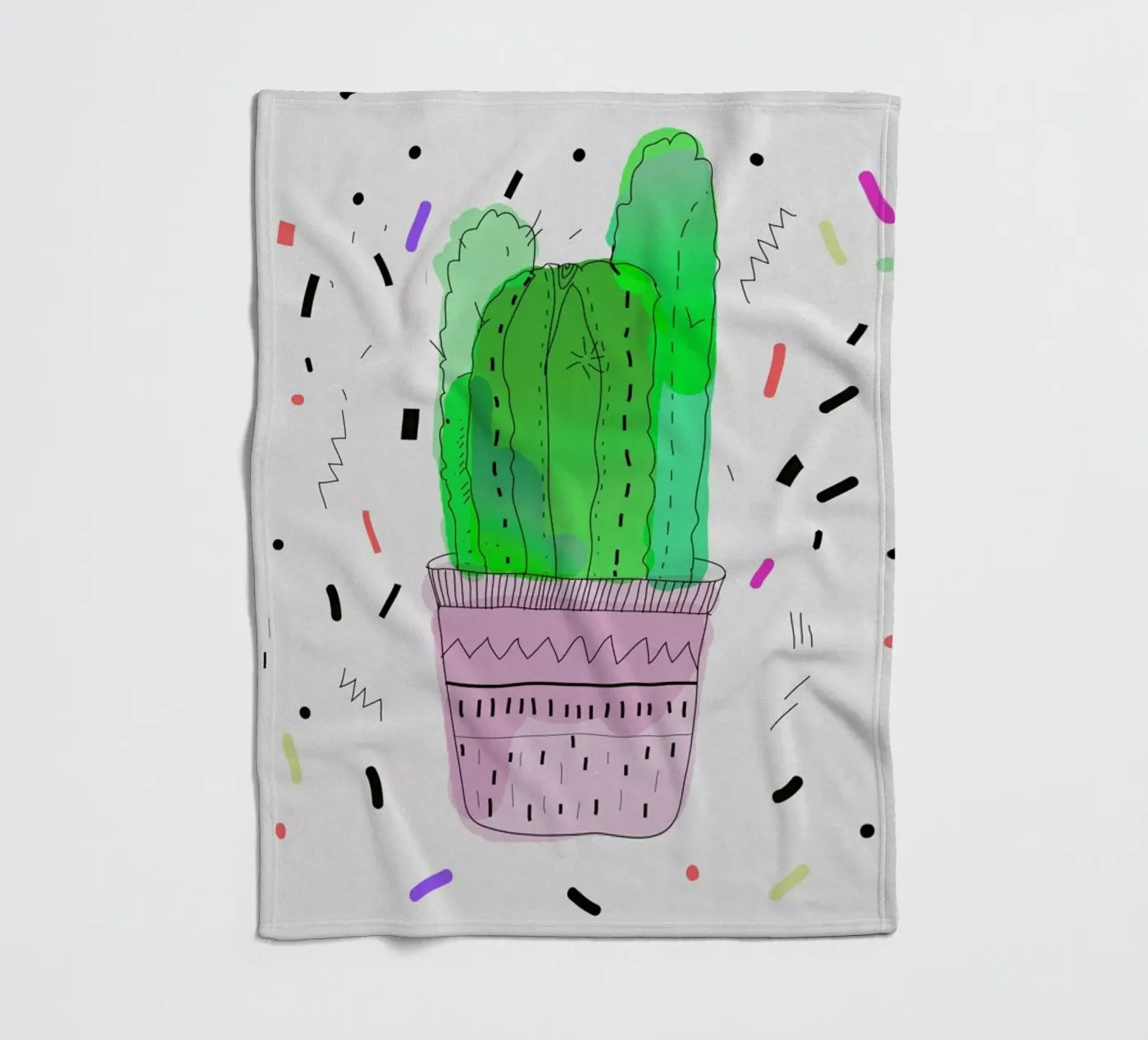 Cactus fleecedeken van Vasare Nar