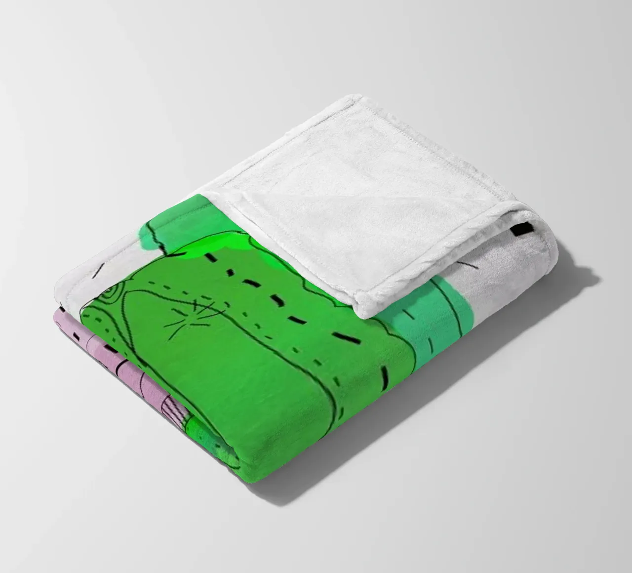 Cactus Fleecedecke von Vasare Nar