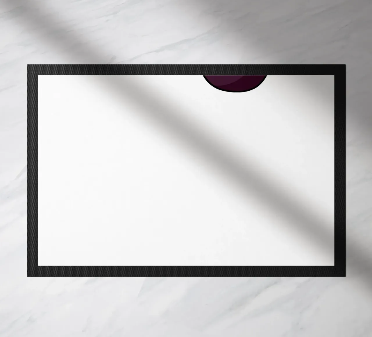 aubergine deurmat van Alina