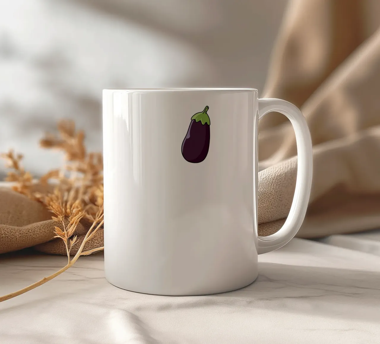 aubergine tazza in ceramica da Alina