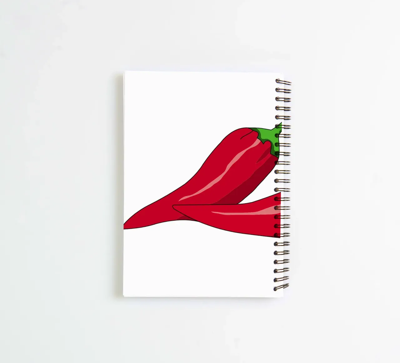 heiß spiral notebook by Alina