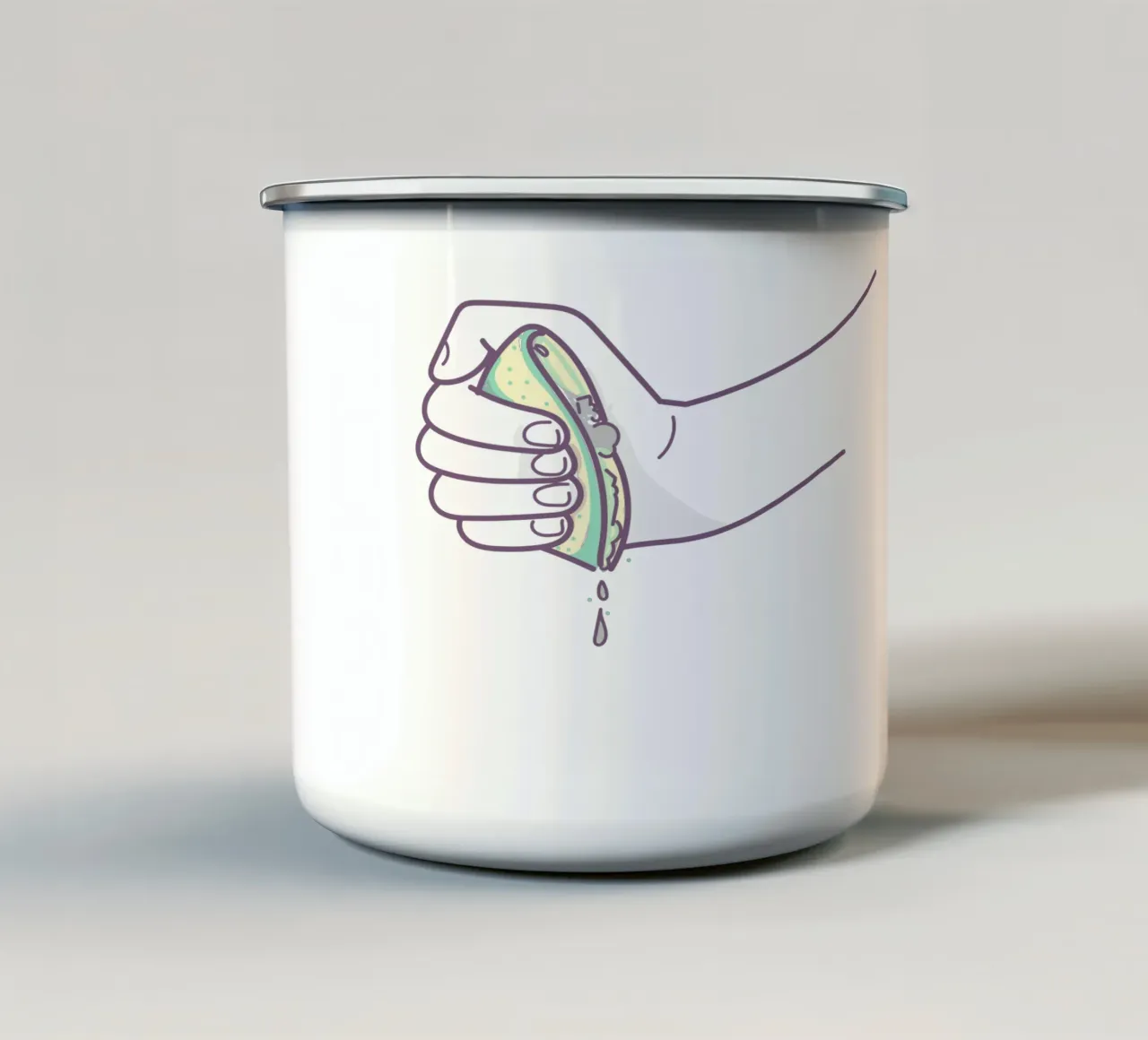 squeese taza de esmalte de Alina