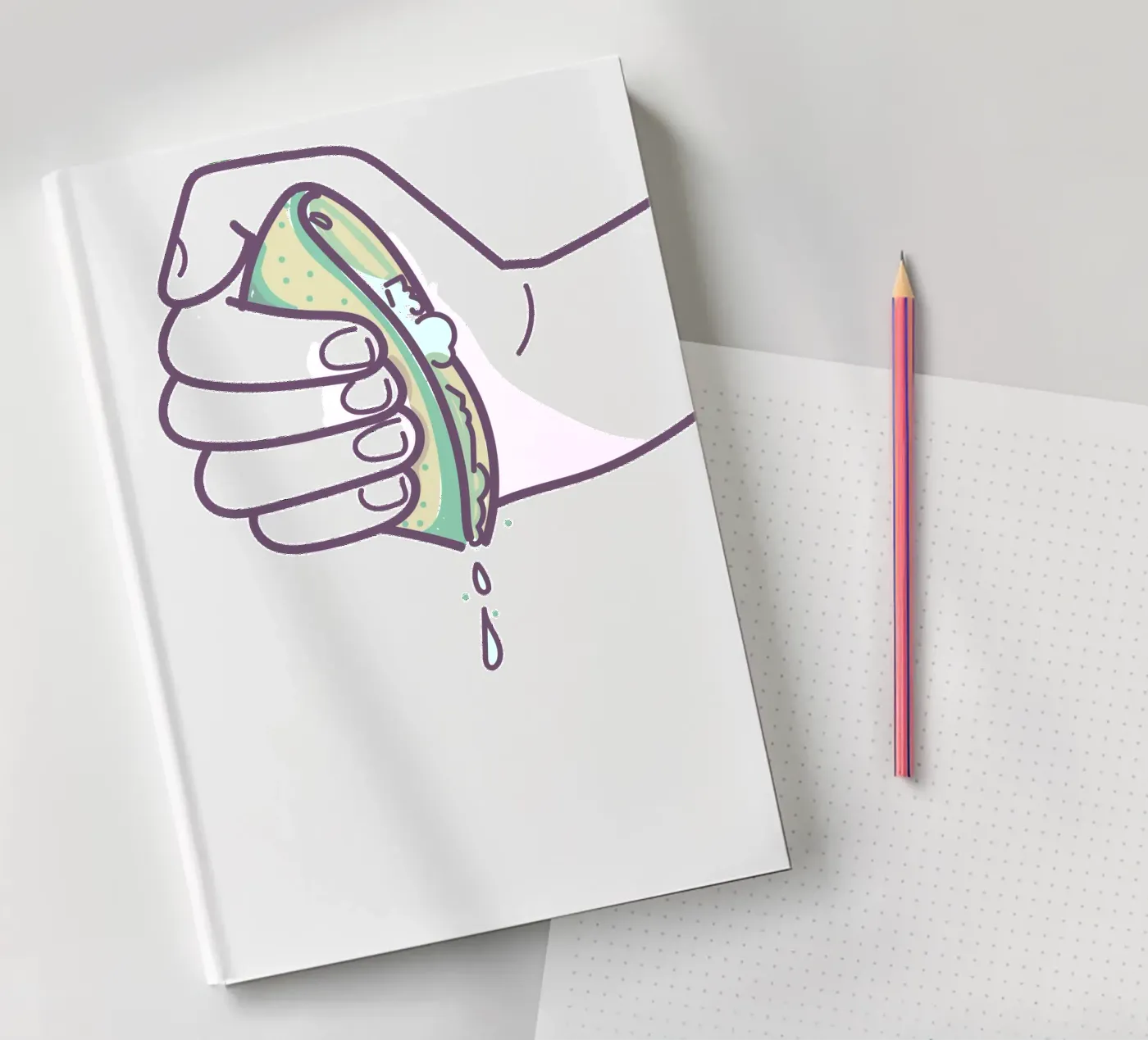 squeese notebook by Alina