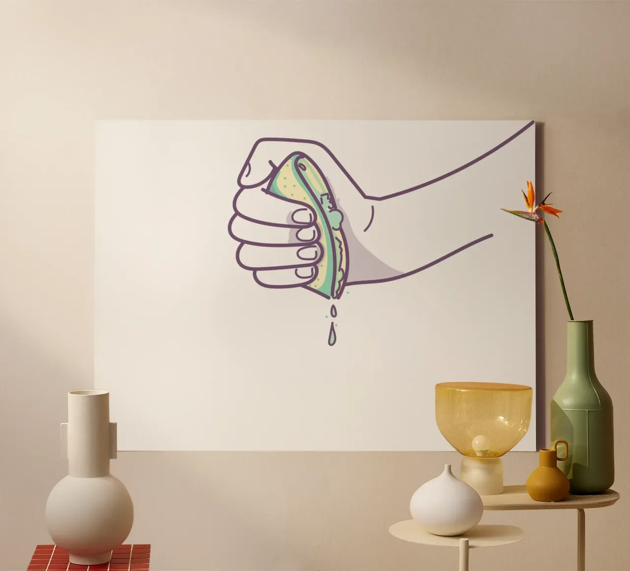 squeese Leinwand von Alina