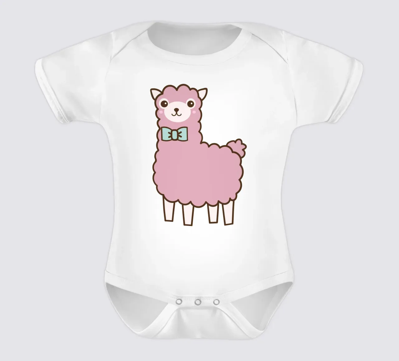 lama short-sleeve baby romper by Alina