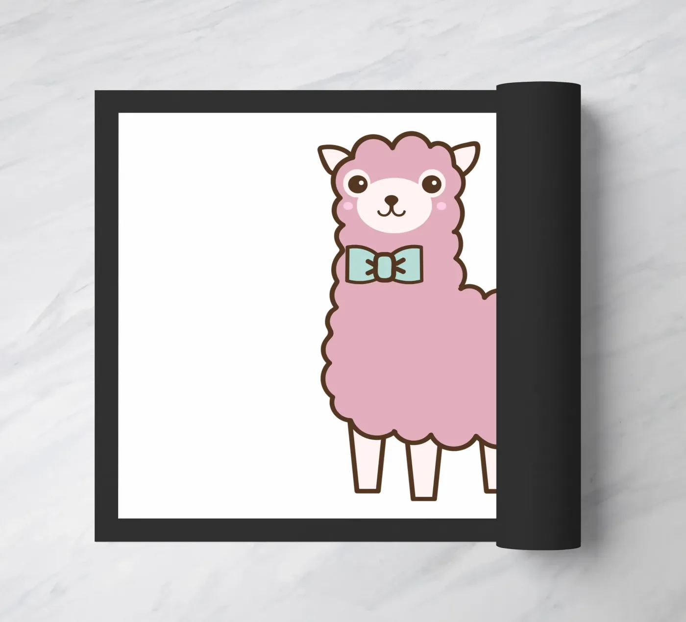 lama Fußmatte von Alina