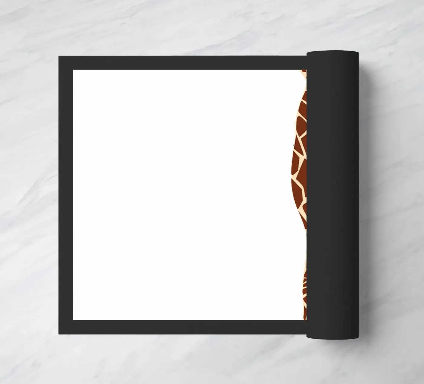 giraffe doormat by Alina
