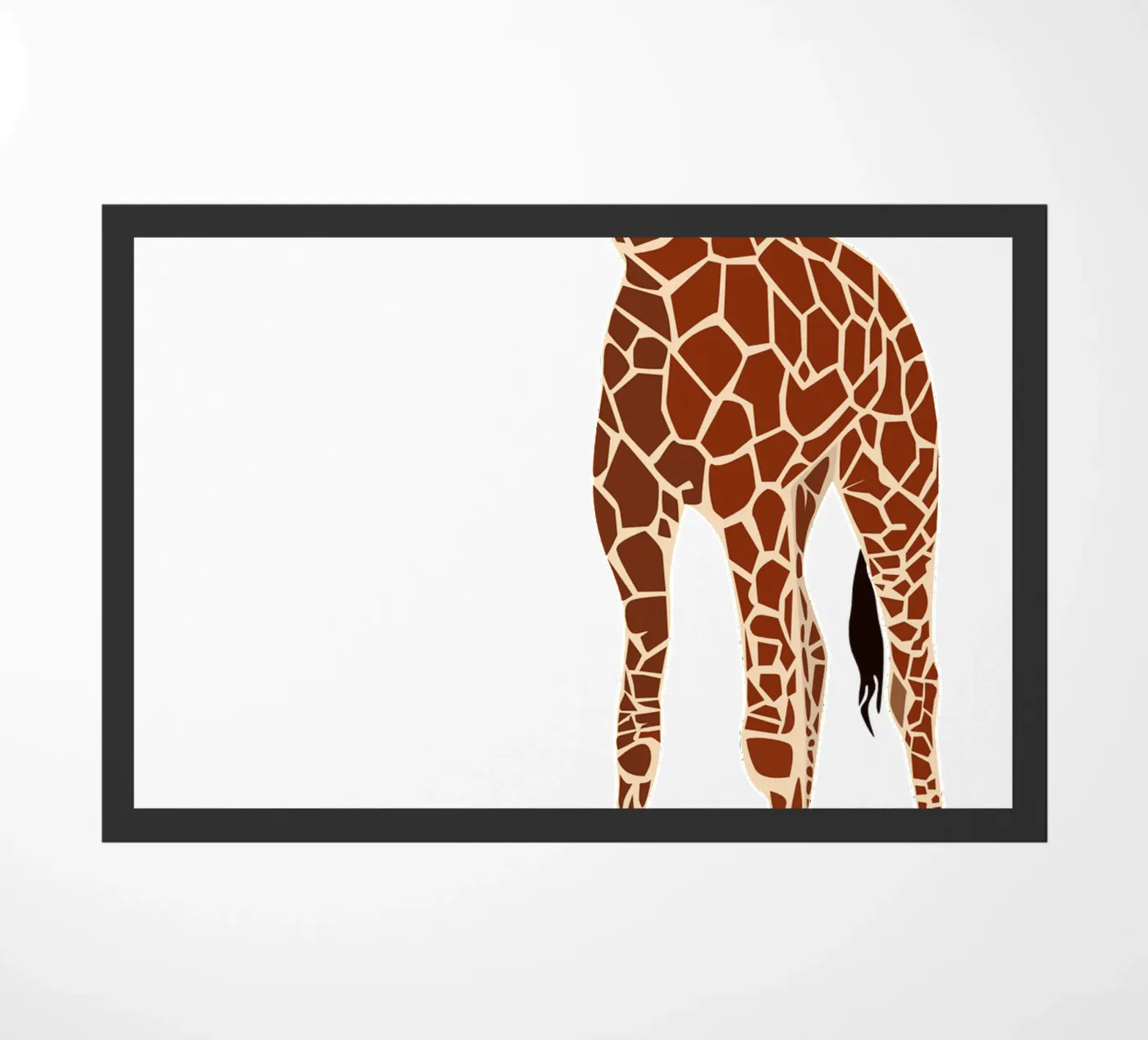 giraffe doormat by Alina