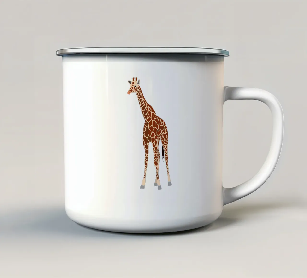 giraffe tazza in smalto da Alina