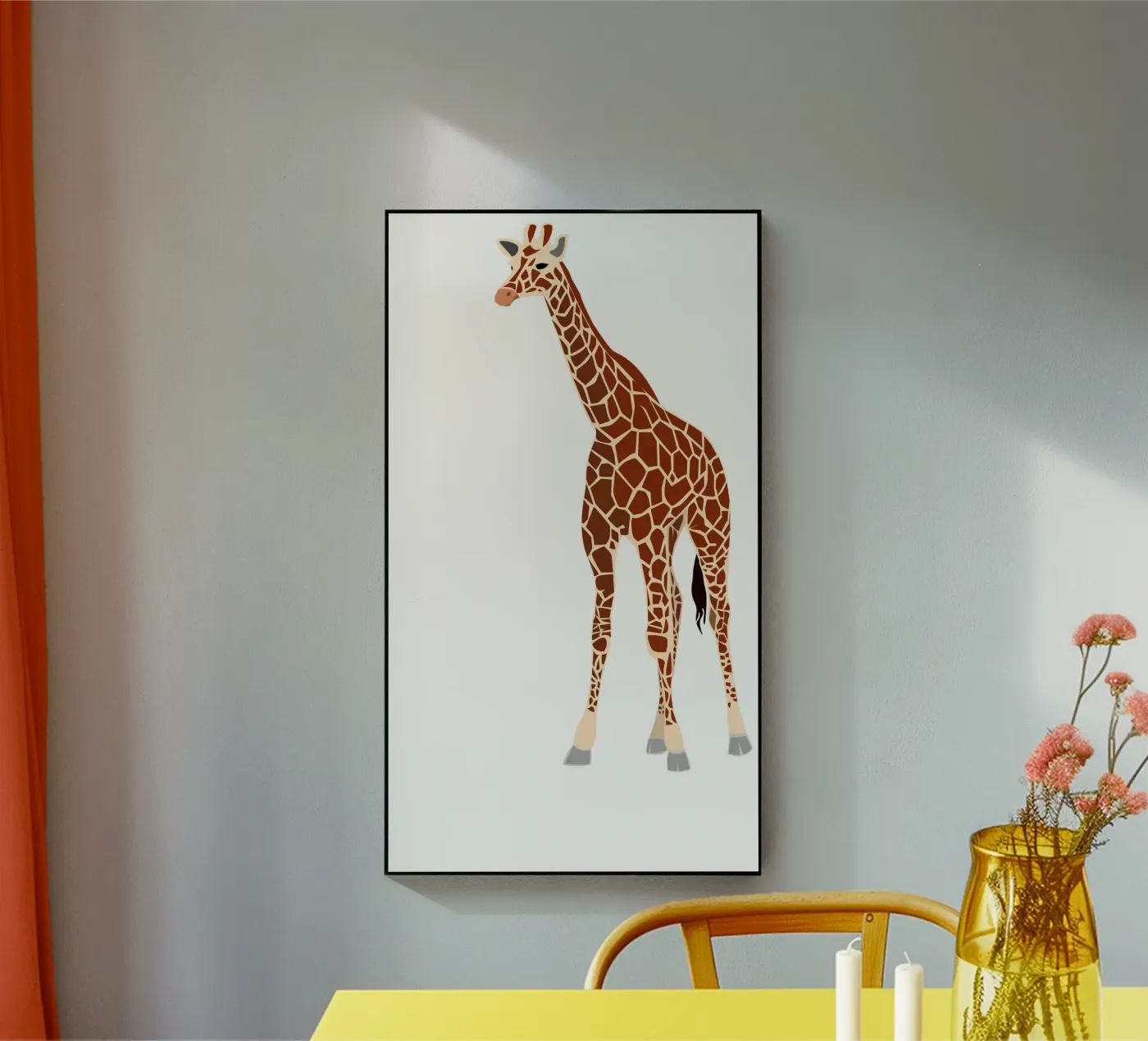 giraffe Acryl-Glas von Alina