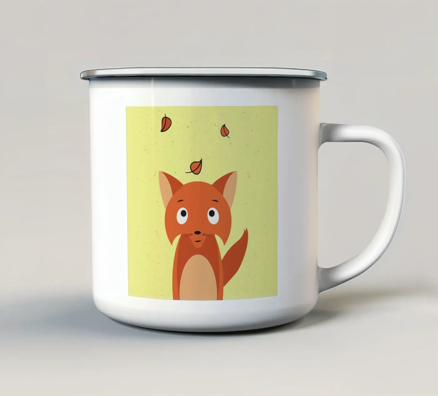 fuchs enamel mug by Alina