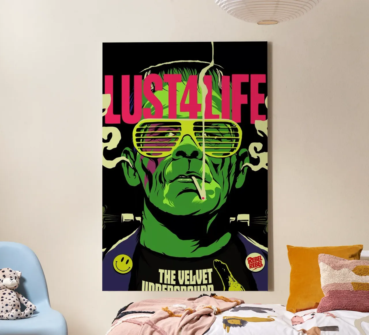 Lust4Life tela con Cornice a cassetta da Butcher Billy