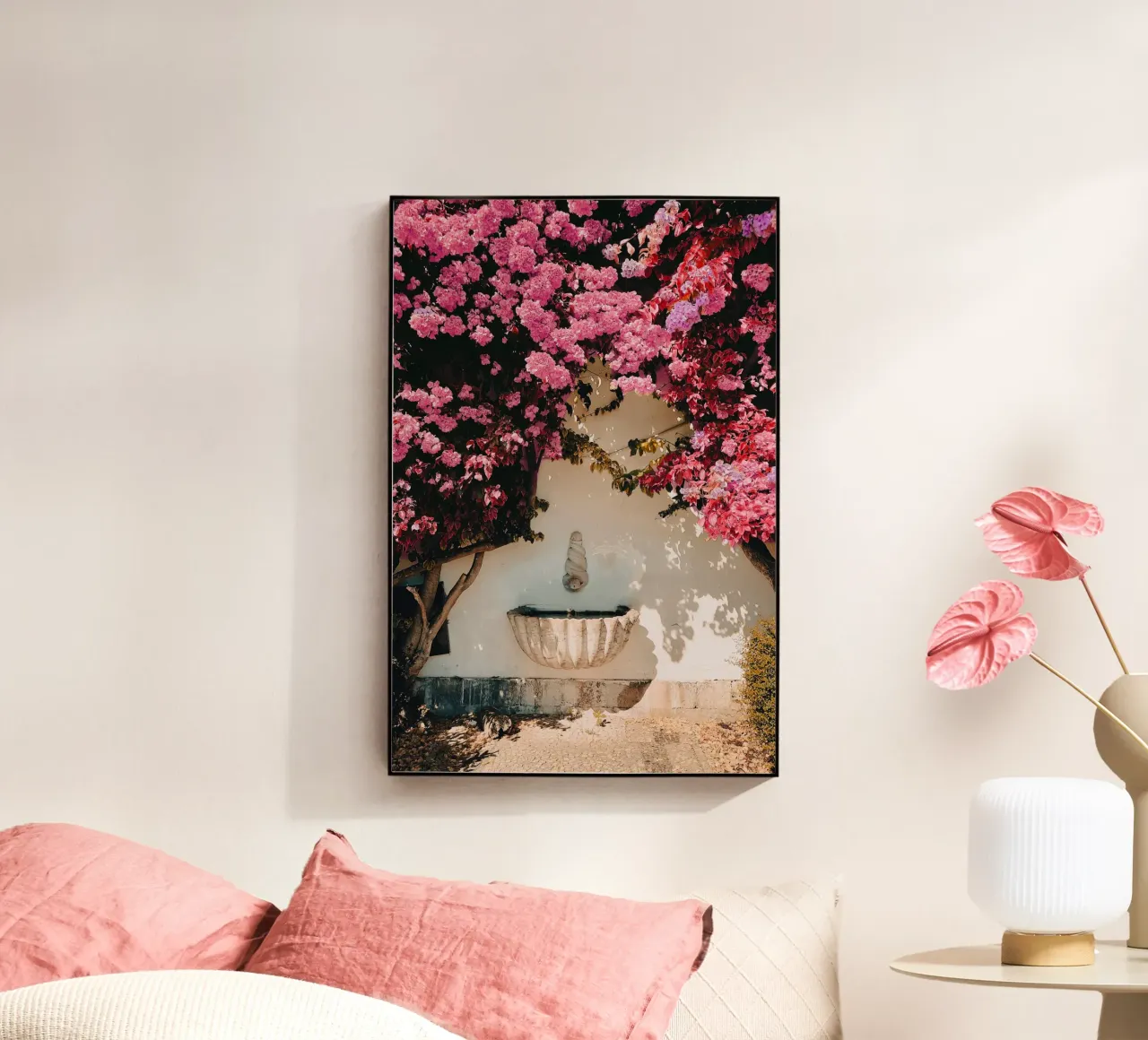 Mediterranean Scene acrylic glass by Les Meravelles