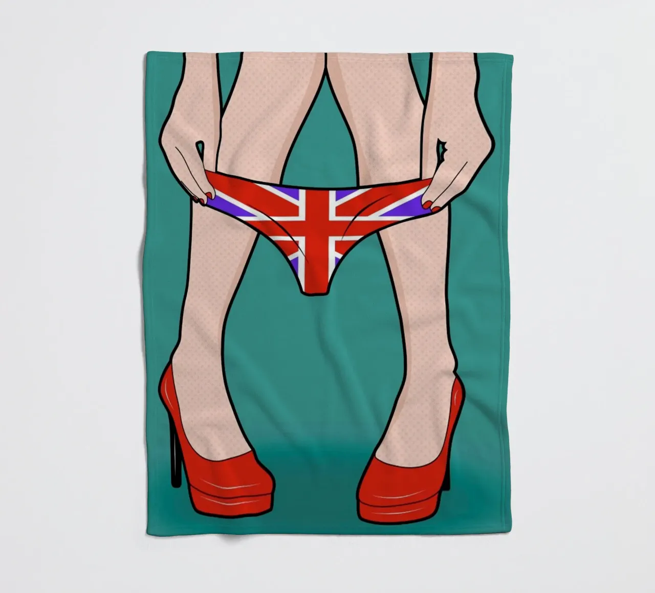 Panty Down manta de franela de Mark Ashkenazi