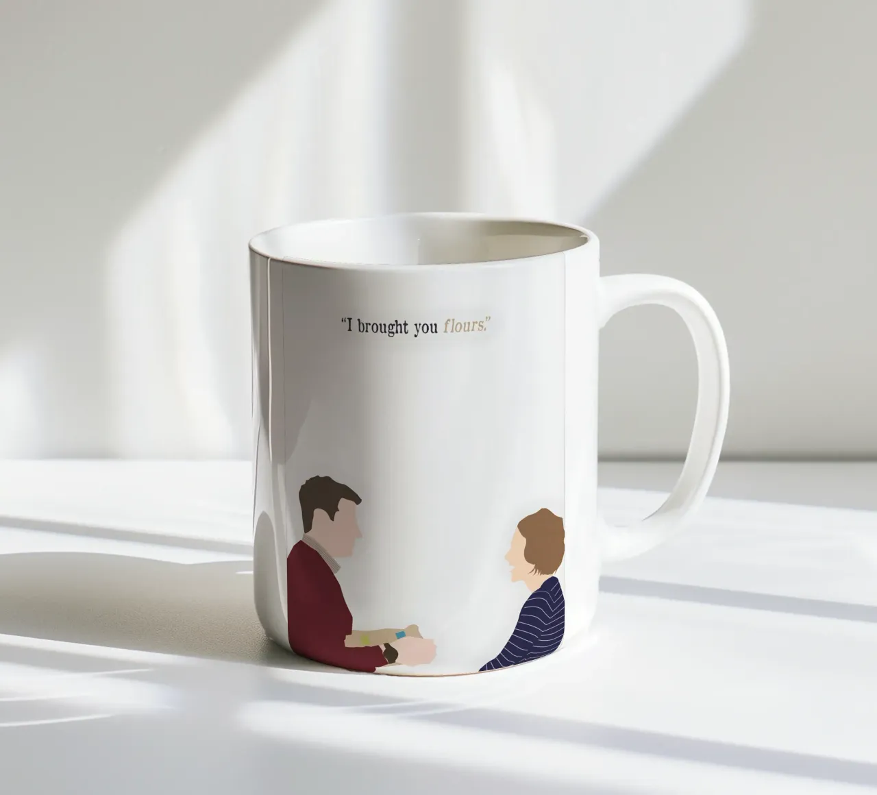 Stranger than fiction movie quote tazza in ceramica da TheArtstudio