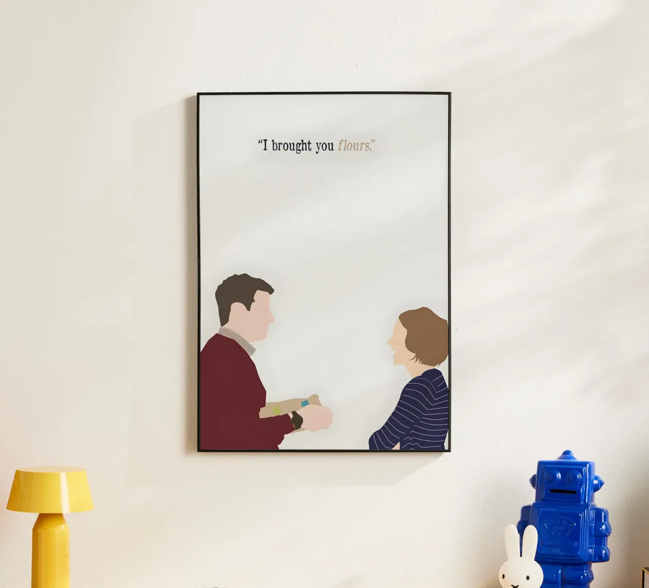Stranger than fiction movie quote alluminio dibond da TheArtstudio