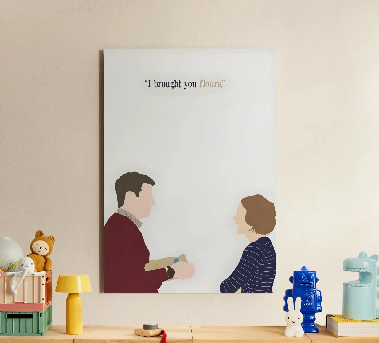 Stranger than fiction movie quote alluminio dibond da TheArtstudio