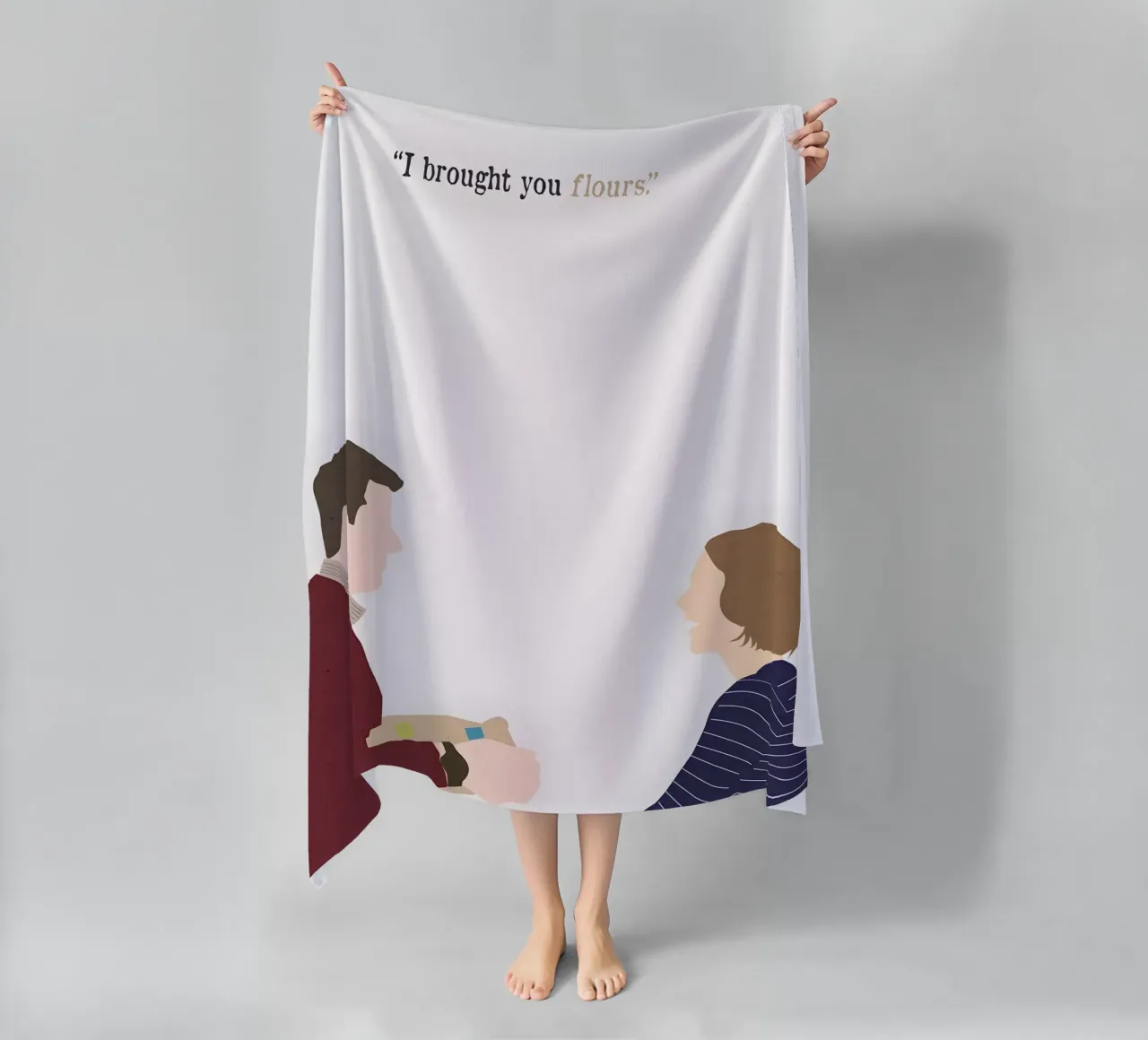 Stranger than fiction movie quote toalla de playa de TheArtstudio