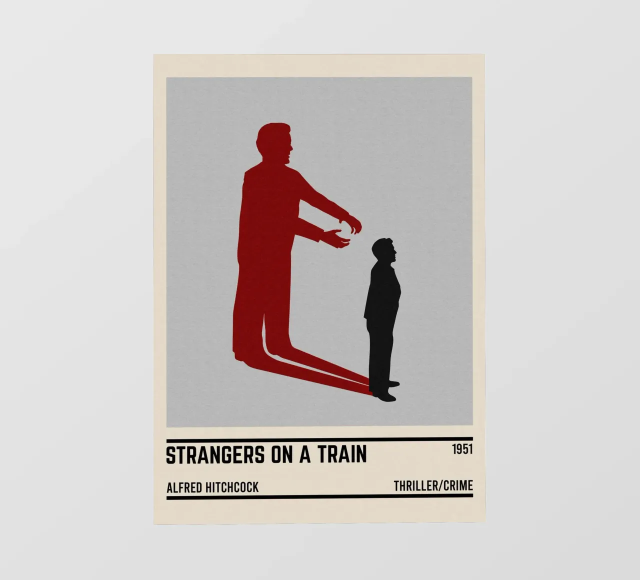 Strangers on a Train pellicola backlit da TheArtstudio
