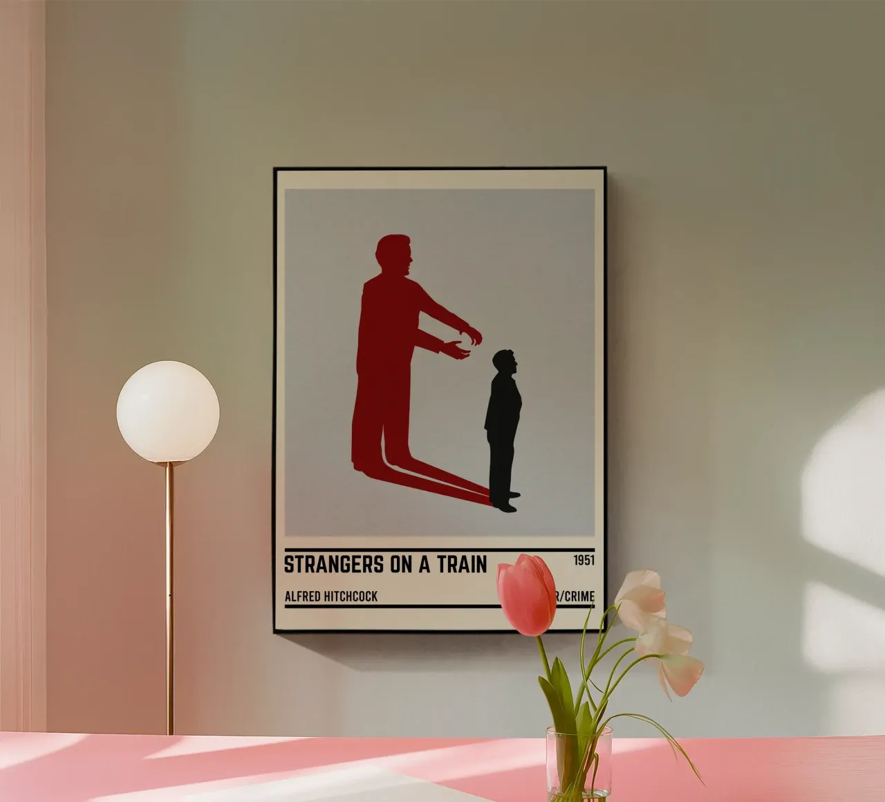 Strangers on a Train plexiglass da TheArtstudio