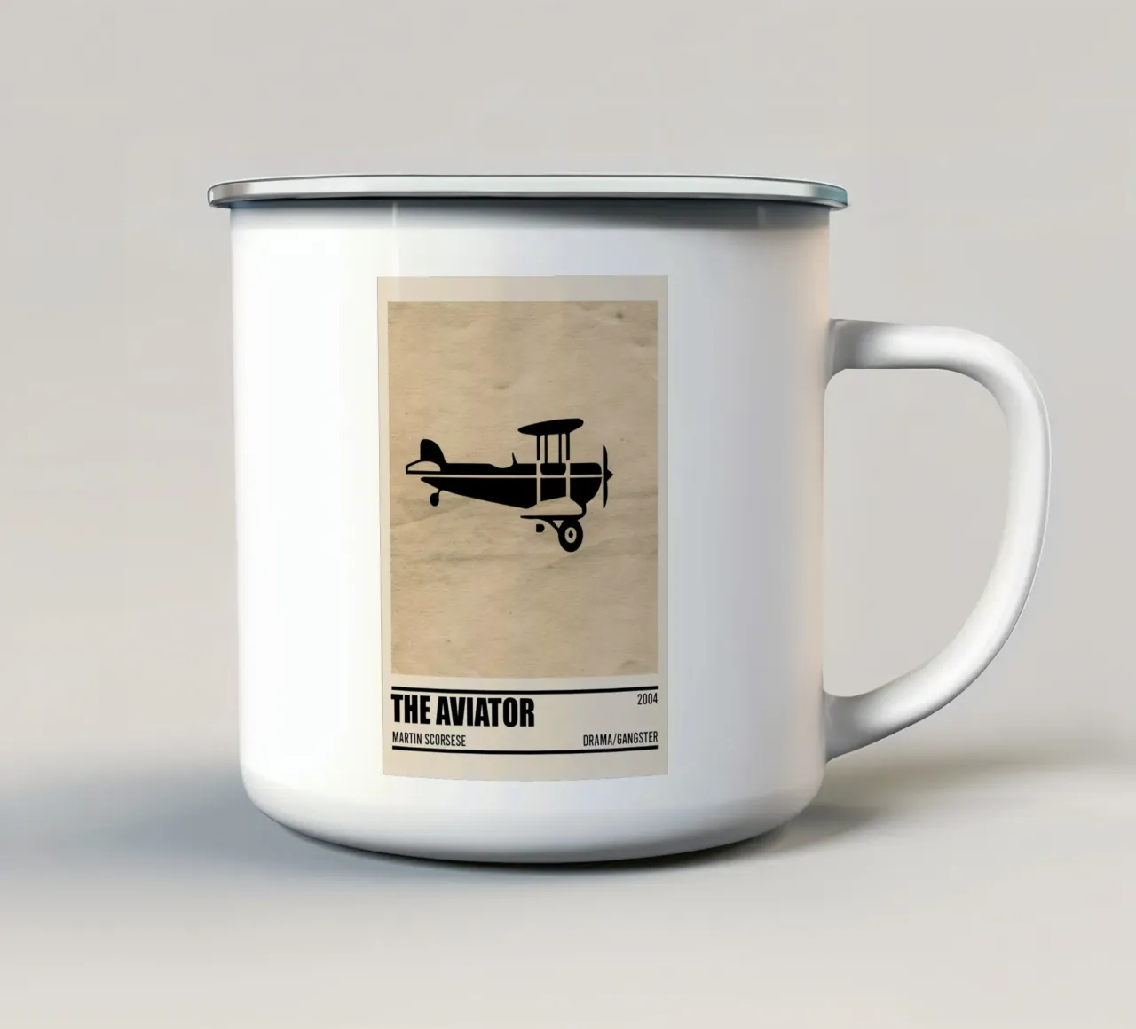 The Aviator tazza in smalto da TheArtstudio