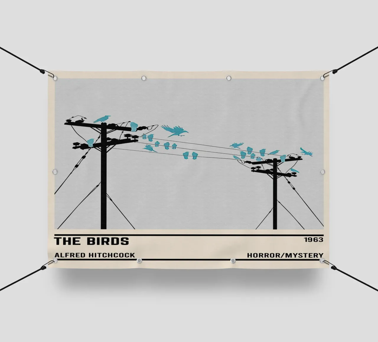 The Birds telo in pvc da TheArtstudio